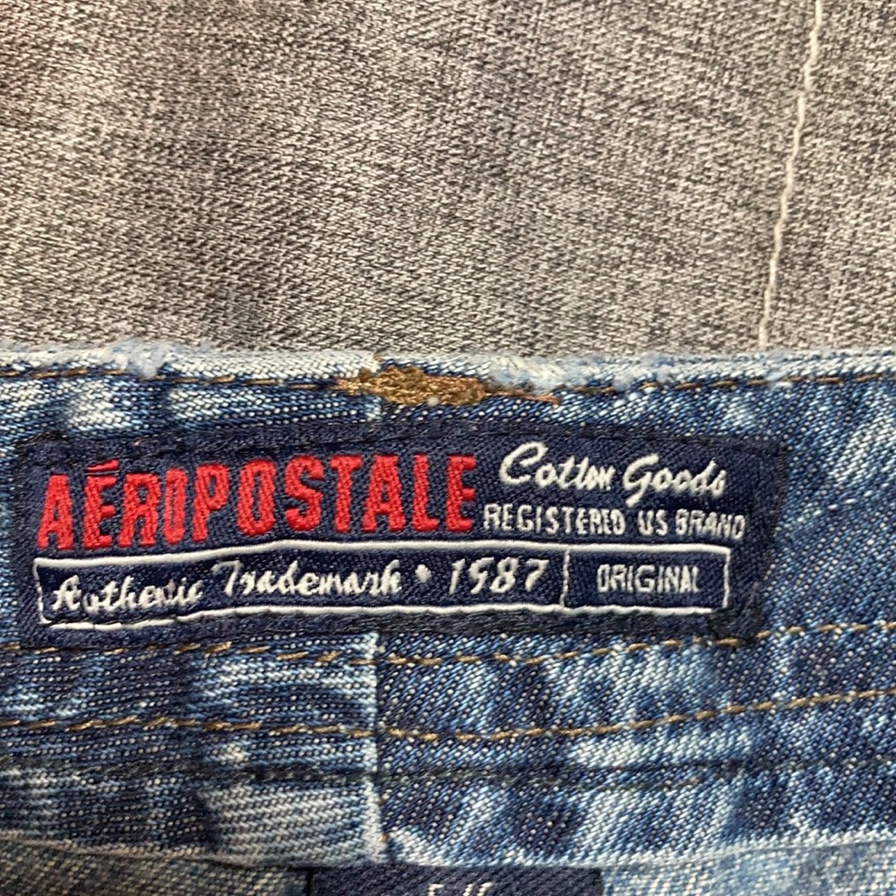 Aeropostale Blue Jean Shorts Size 5/6‎ - Picture 5 of 7